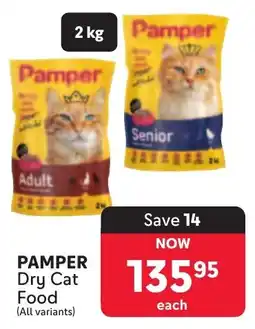 Makro PAMPER Dry Cat Food offer