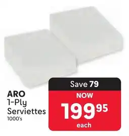 Makro ARO 1-Ply Serviettes offer
