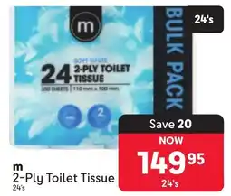 Makro m 2-Ply Toilet Tissue offer