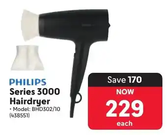 Makro PHILIPS Series 3000 Hairdryer offer