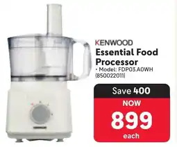 Makro KENWOOD Essential Food Processor offer