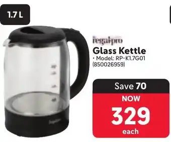 Makro Regal-Pro Glass Kettle offer