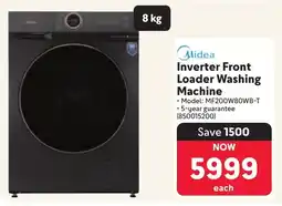 Makro Midea Inverter Front Loader Washing Machine offer