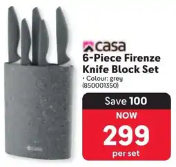Makro Casa Firenze Knife Block Set offer