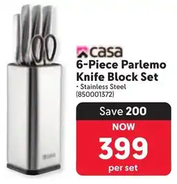 Makro Casa Parlemo Knife Block Set offer