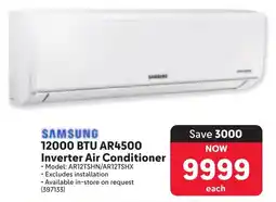 Makro SAMSUNG 12000 BTU AR4500 Inverter Air Conditioner offer