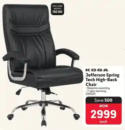 Makro KOGA Jefferson Spring Tech High-Back Chair offer