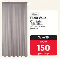 Makro Plain Voile Curtain offer