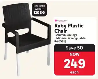 Makro Contour Ruby Plastic Chair offer