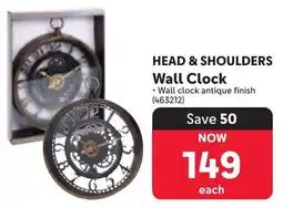 Makro HEAD & SHOULDERS Wall Clock offer