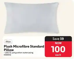 Makro Plush Microfibre Standard Pillow offer