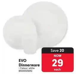 Makro EVO Dinnerware offer