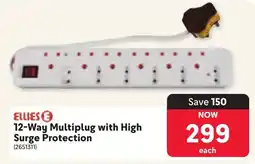 Makro Ellies 12-Way Multiplug with High Surge Protection offer