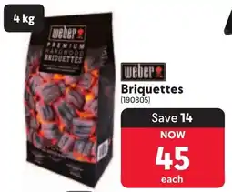 Makro Weber Briquettes offer