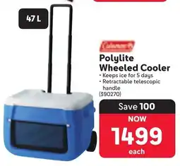 Makro Coleman Polylite Wheeled Cooler offer