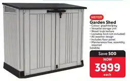 Makro Keter Garden Shed offer