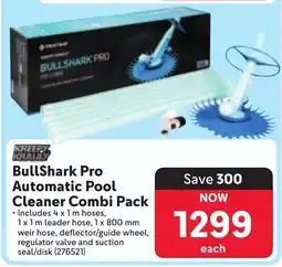 Makro Kreepy Krauly BullShark Pro Automatic Pool Cleaner Combi Pack offer