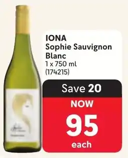 Makro IONA Sophie Sauvignon Blanc offer