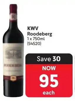 Makro KWV Roodeberg offer
