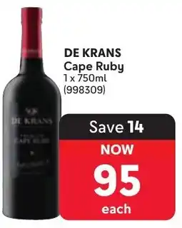Makro DE KRANS Cape Ruby offer