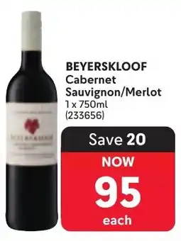 Makro BEYERSKLOOF Cabernet Sauvignon/ Merlot offer