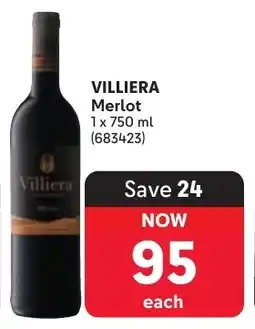 Makro VILLIERA Merlot offer