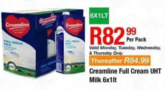 Take 'n Pay Creamline Full Cream UHT Milk offer