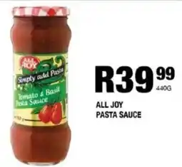 Take 'n Pay All Joy Pasta Sauce offer