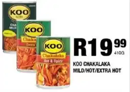 Take 'n Pay Koo chakalaka mild/ hot/ extra hot offer
