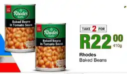 Take 'n Pay Rhodes Baked Beans offer