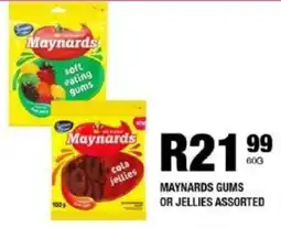 Take 'n Pay Maynards gums or jellies assorted offer