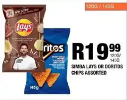 Take 'n Pay Simba lays or doritos chips assorted offer