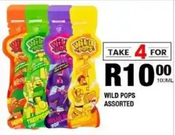 Take 'n Pay Wild pops assorted offer