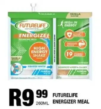 Take 'n Pay Futurelife energizer meal offer