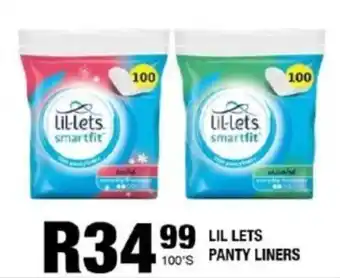 Take 'n Pay Lil-lets Panty Liners offer