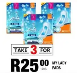 Take 'n Pay My lady pads offer