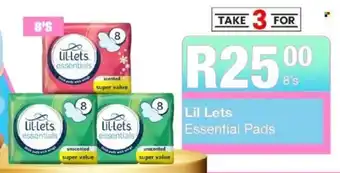 Take 'n Pay Lil Lets Essential Pads offer