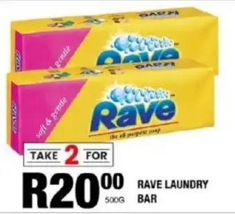 Take 'n Pay Rave laundry bar offer