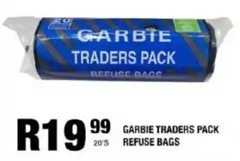 Take 'n Pay Garbie traders pack refuse bags offer