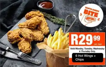 Take 'n Pay Hot Wings + Chips offer