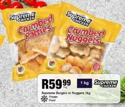 Take 'n Pay Supreme Burgers or Nuggets offer