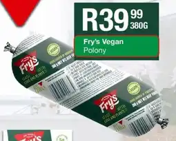 Take 'n Pay Fry's Vegan Polony offer