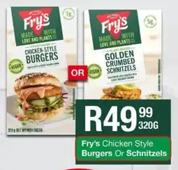 Take 'n Pay Fry's Chicken Style Burgers Or Schnitzels offer
