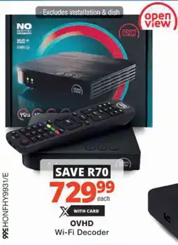Checkers Hyper OVHD Wi-Fi Decoder offer