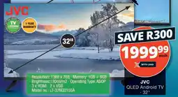 Checkers Hyper JVC 32" QLED Android TV offer