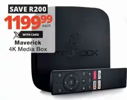 Checkers Hyper Maverick 4K Media Box offer