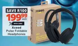 Checkers Hyper Xceed Pulse Foldable Headphones offer