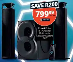 Checkers Hyper Xceed Pulse 2.1 Channel Multimedia Speaker System offer