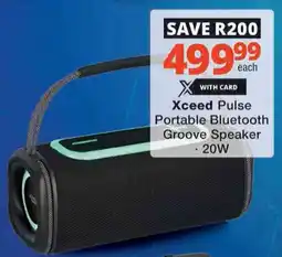 Checkers Hyper Xceed Pulse Portable Bluetooth Groove Speaker offer