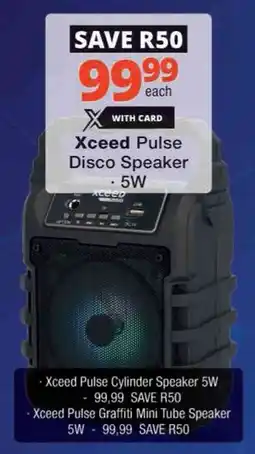 Checkers Hyper Xceed Pulse Disco Speaker offer